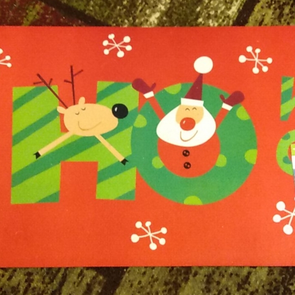 Christmas recycled Rug - Picture 3 of 4